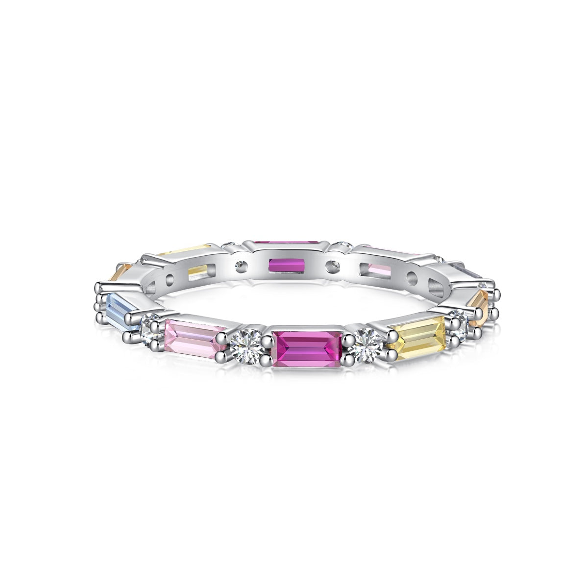 [HOT] Bague quotidienne élégante à taille radieuse Lively In Shades
