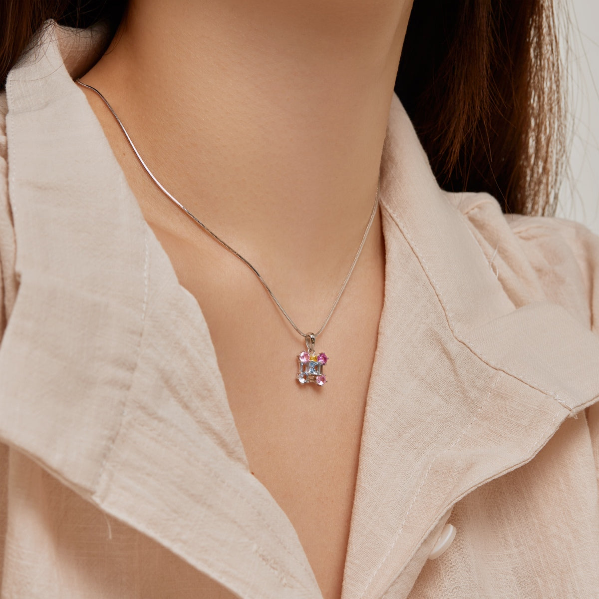 [HOT] Superbe collier multicolore