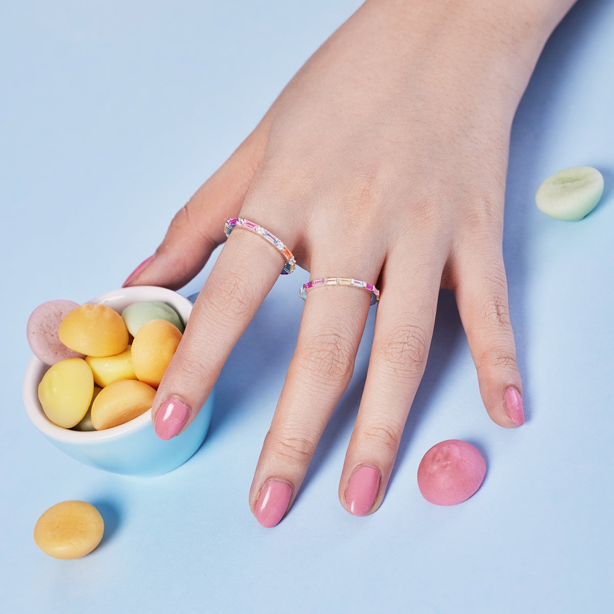[HOT] Bague quotidienne élégante à taille radieuse Lively In Shades