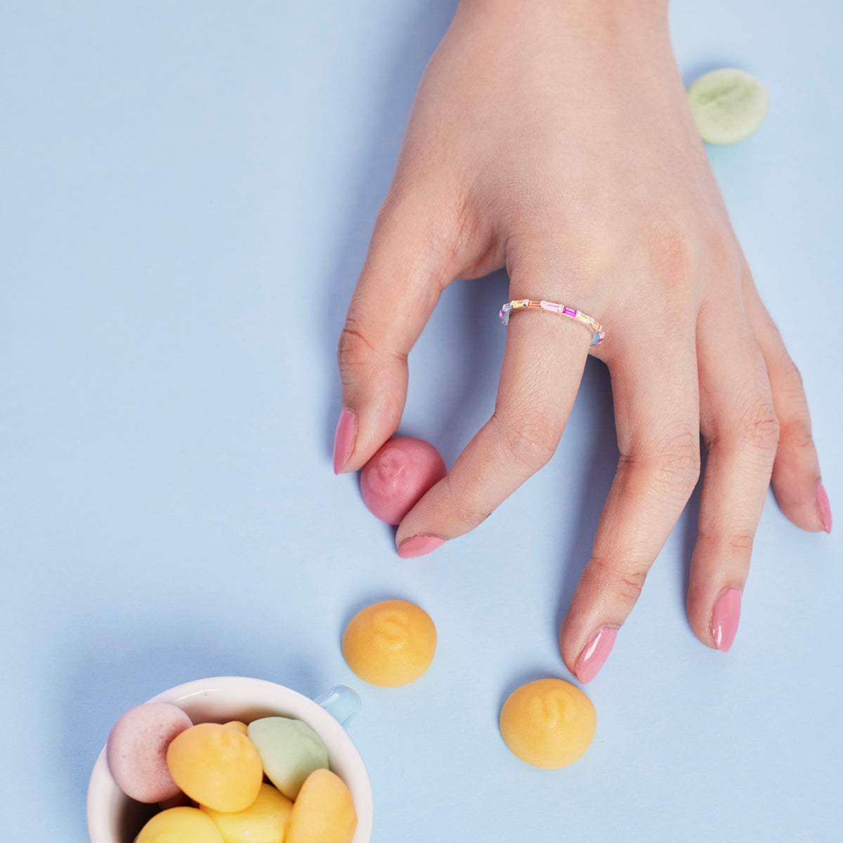 [HOT] Bague quotidienne élégante à taille radieuse Lively In Shades
