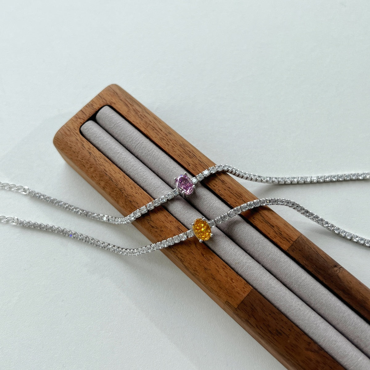 [HOT] Bracelet quotidien exquis taille ovale de 0,75 carat
