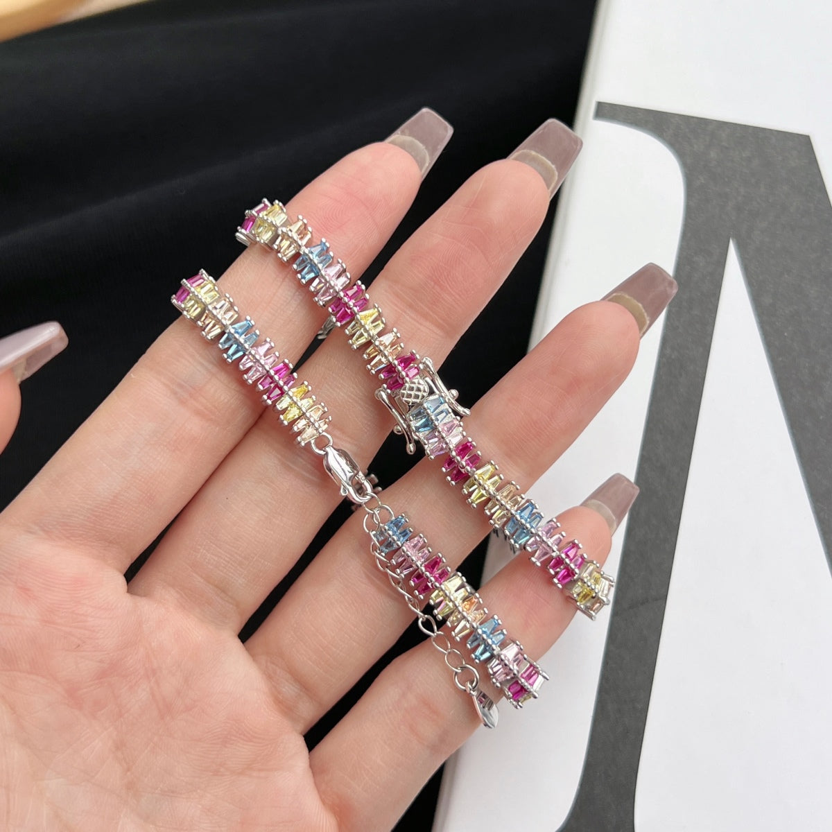 [HOT]Sparkling Exquisite Multi Cut Party Bracelet