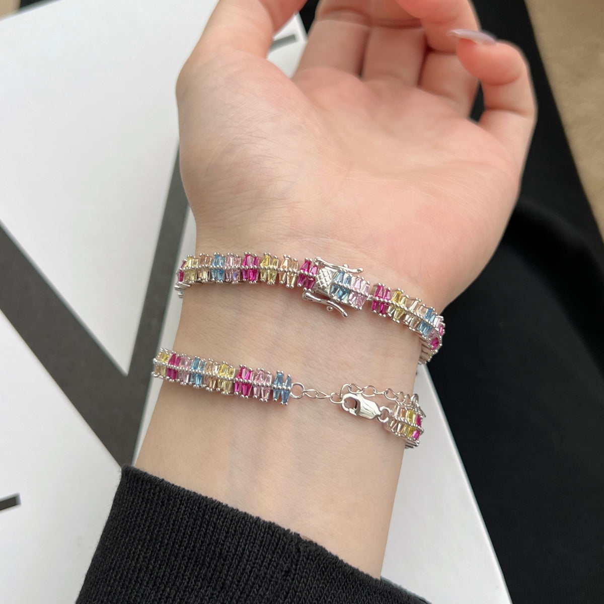 [HOT]Sparkling Exquisite Multi Cut Party Bracelet