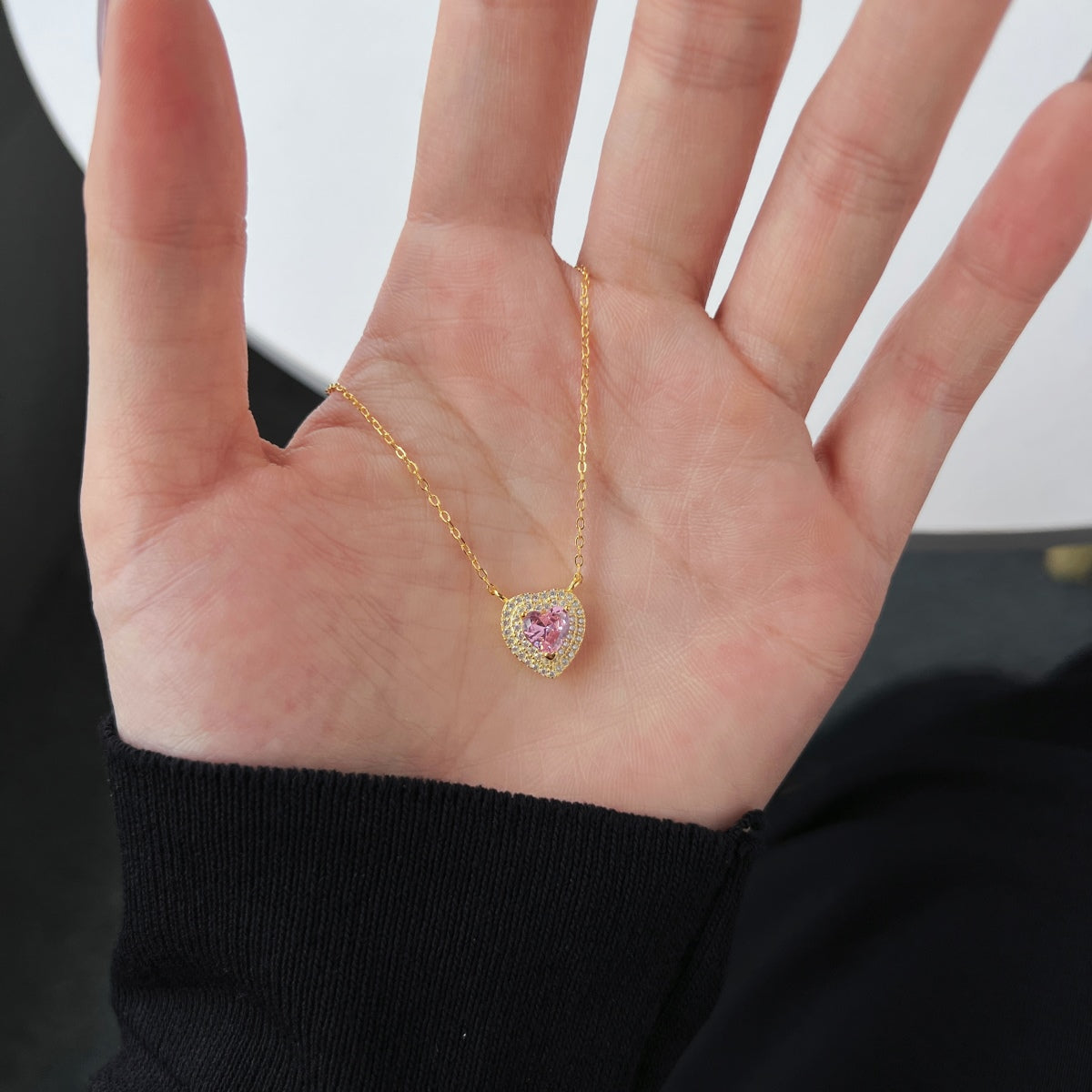 [HOT] Collier exquis en forme de cœur