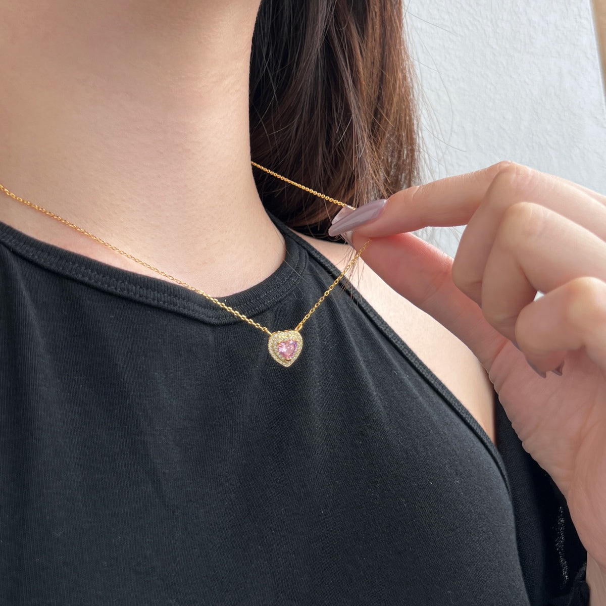 [HOT] Collier exquis en forme de cœur