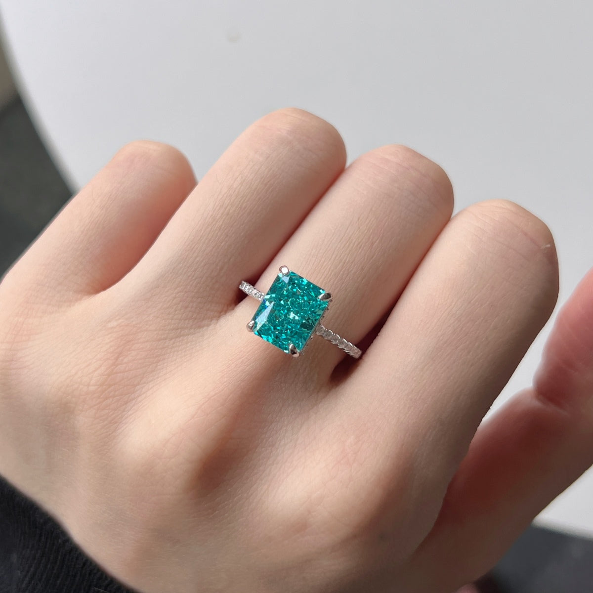 [HOT] Bague de fiançailles luxueuse de 4,0 carats