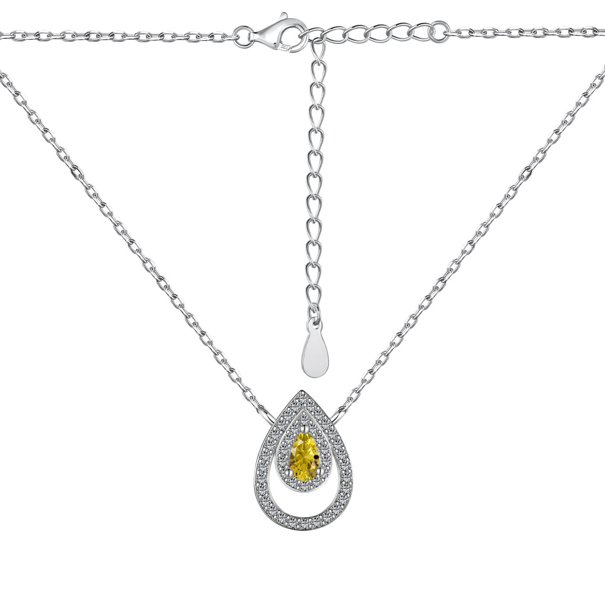 [HOT] Collier scintillant en forme de poire