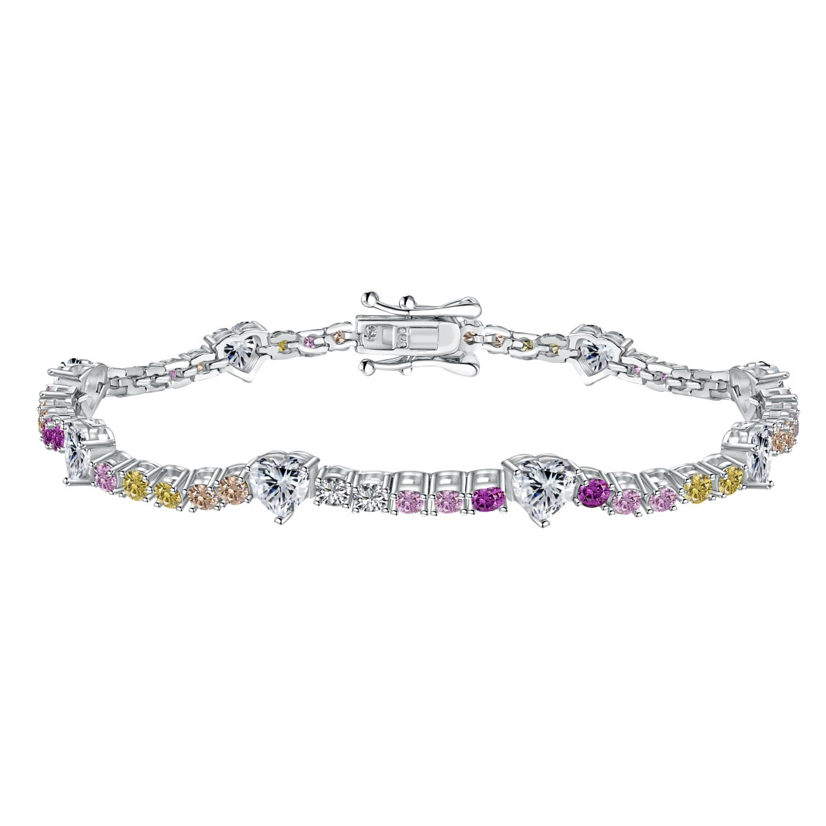 [HOT] Bracelet romantique en forme de cœur avec coupe ronde