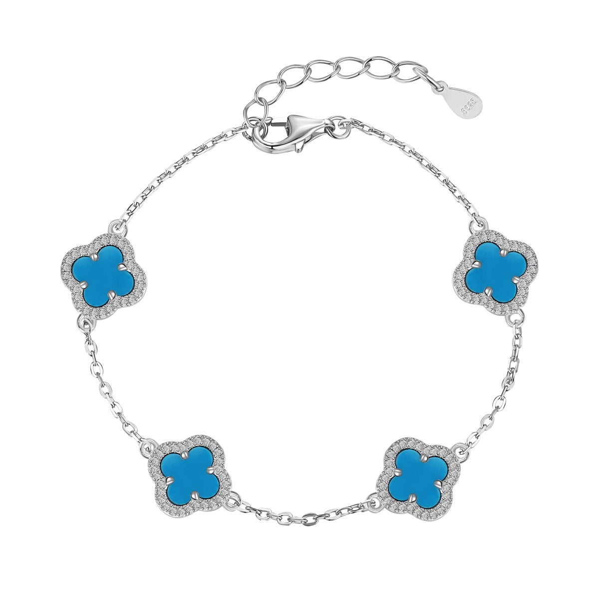 [HOT] Bracelet exquis en trèfle à quatre feuilles