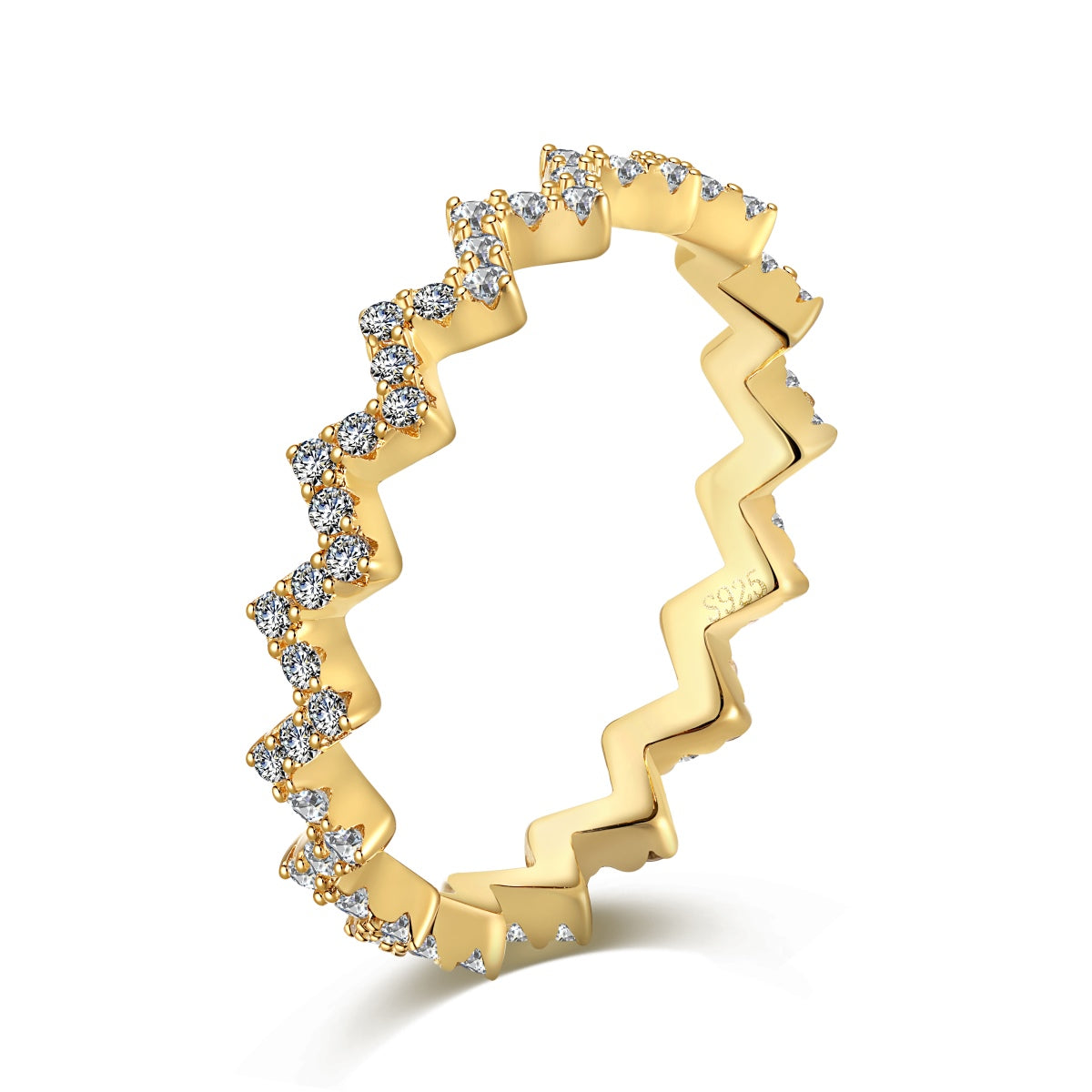 [HOT] Bague quotidienne délicate et enchanteresse en forme de vague