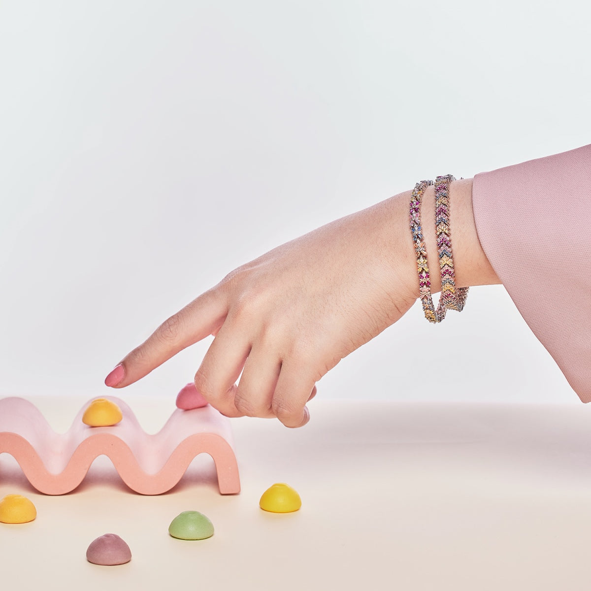 [HOT]Ornate Sparkling Round Cut Party Bracelet