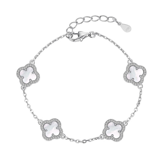 [HOT] Bracelet exquis en trèfle à quatre feuilles