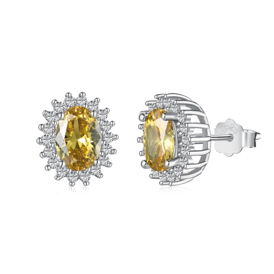 [HOT] Boucles d'oreilles délicates à coupe ovale radiante pour le quotidien