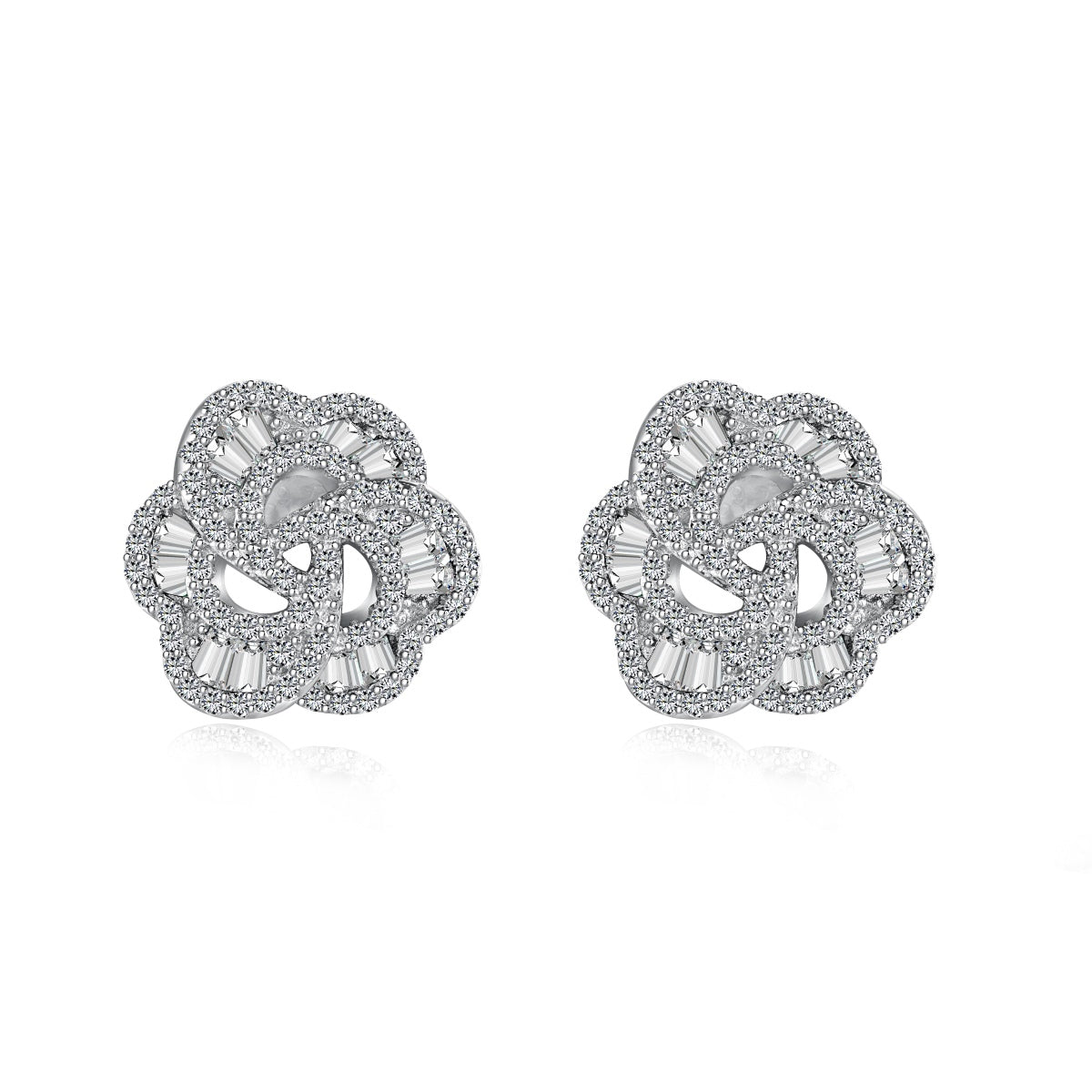 [HOT] Boucles d'oreilles exquises en forme de fleur pour le quotidien