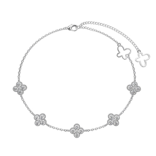 [HOT] Bracelet papillon creux trèfle à quatre feuilles