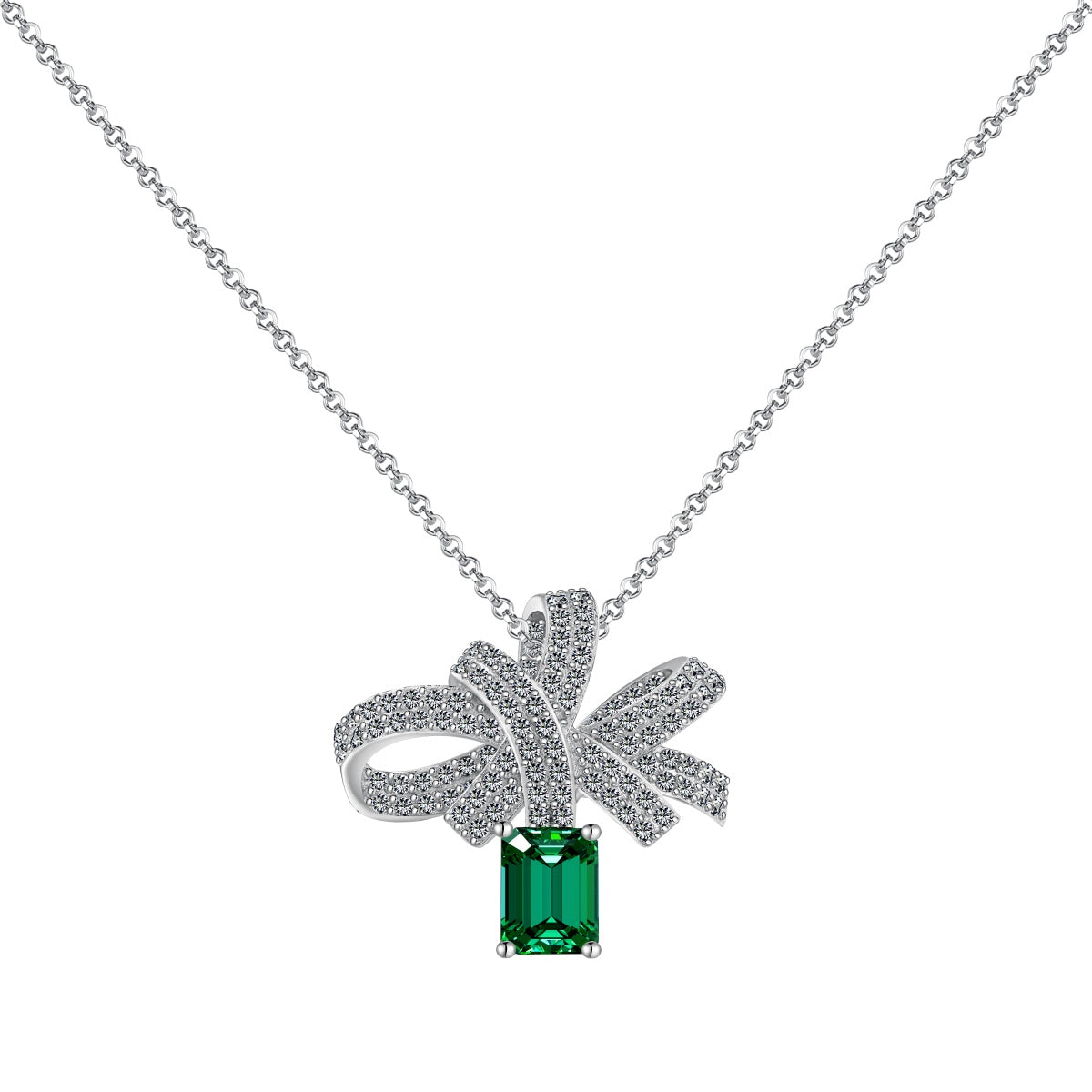 [HOT] Collier luxueux en forme de fleur taille émeraude