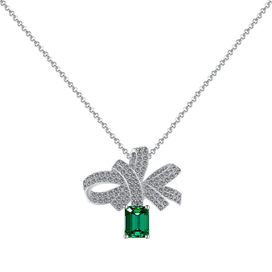 [HOT] Collier luxueux en forme de fleur taille émeraude