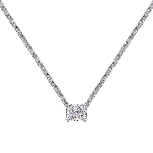 [HOT] Collier élégant taille radiant de 4,0 carats