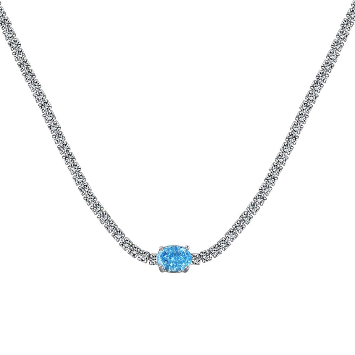 [HOT] Collier taille ovale brillant de 1,0 carat