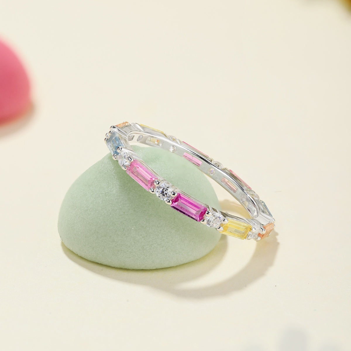 [HOT] Bague quotidienne élégante à taille radieuse Lively In Shades