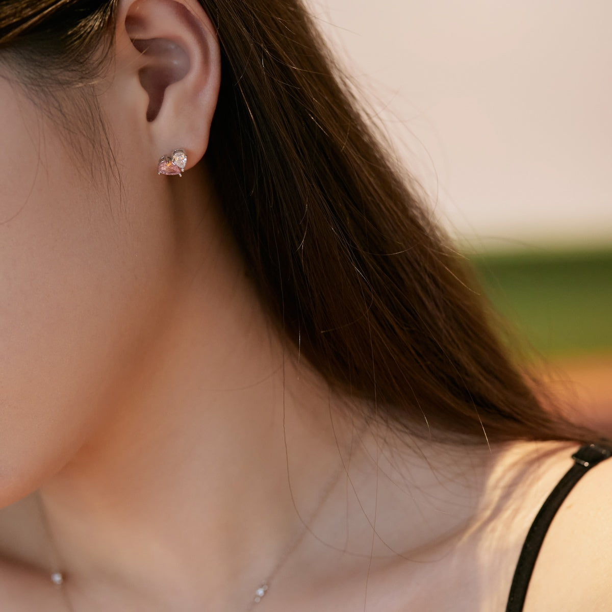 [HOT] Boucles d'oreilles éblouissantes et élégantes en forme de cœur