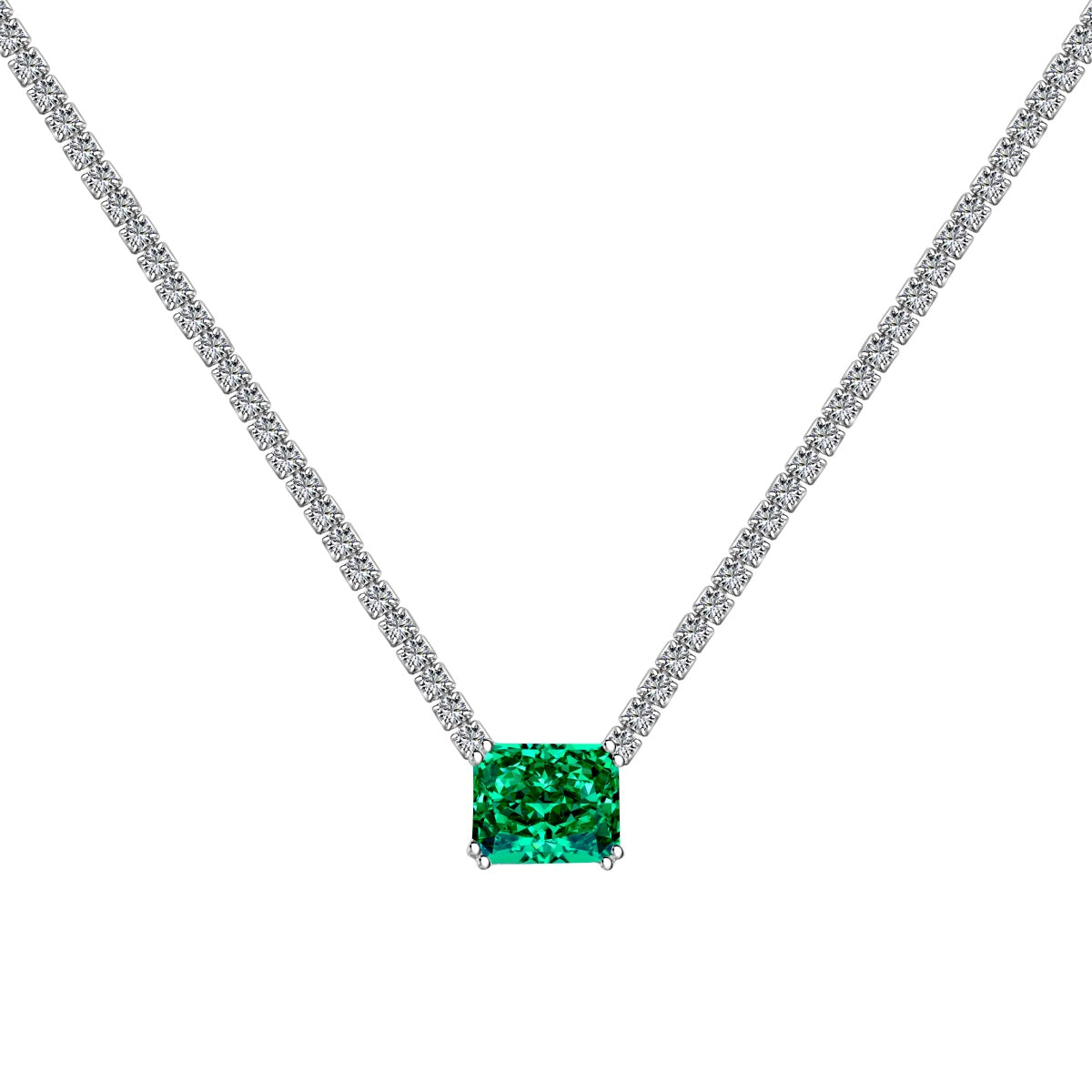 [HOT] Collier élégant taille radiant de 4,0 carats