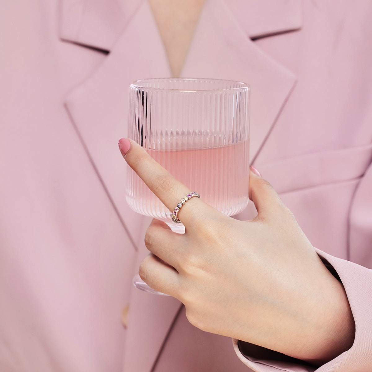 [HOT] Bague de fête ronde colorée exquise