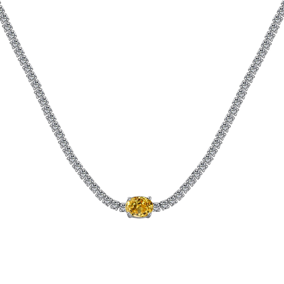 [HOT] Collier taille ovale brillant de 1,0 carat