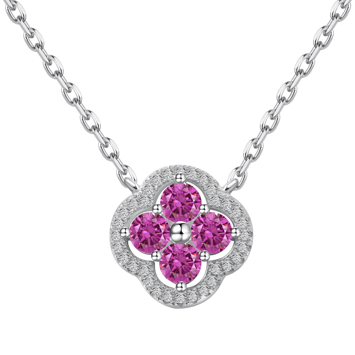 [HOT] Collier exquis avec motif de trèfle à quatre feuilles