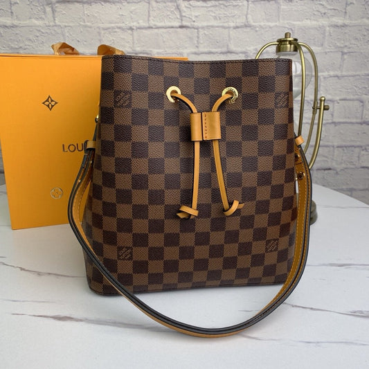 NEO NOE BUCKET BAG 26CM DAMIER EBELE