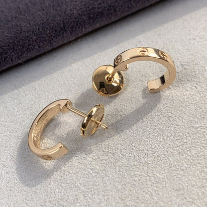 DIANA LOVE EARRINGS 2.65MM PINK GOLD