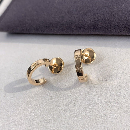 DIANA LOVE EARRINGS 2.65MM PINK GOLD