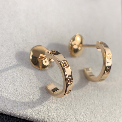 DIANA LOVE EARRINGS 2.65MM PINK GOLD