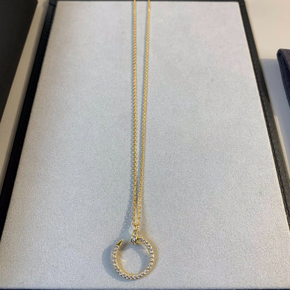 DIANA JUSTE NECKLACE GOLD DIAMONDS