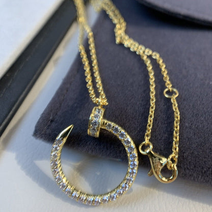 DIANA JUSTE NECKLACE GOLD DIAMONDS