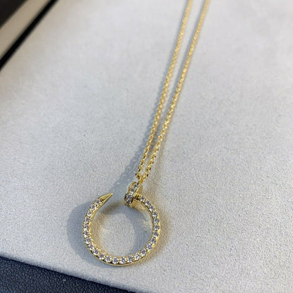DIANA JUSTE NECKLACE GOLD DIAMONDS
