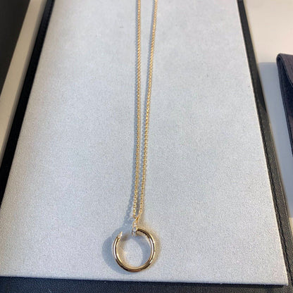 DIANA JUSTE NECKLACE PINK GOLD