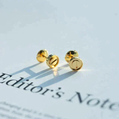 DIANA LOVE EARRINGS GOLD 10MM