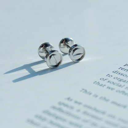 DIANA LOVE EARRINGS SILVER 10MM