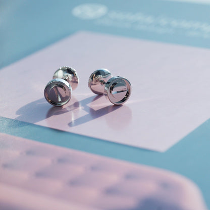DIANA LOVE EARRINGS SILVER 10MM