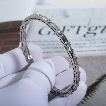 DIANA SERPENTI BRACELET SILVER DIAMOND