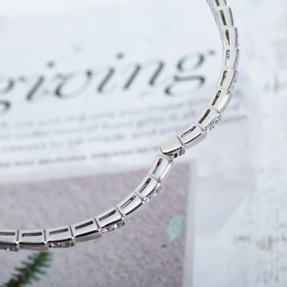 DIANA SERPENTI BRACELET SILVER DIAMOND