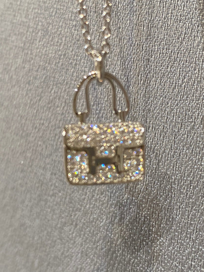 DIANA CONSTANCE PEDANT DIAMOND NECKLACE