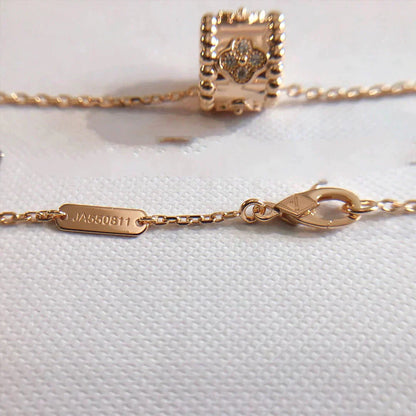 DIANA PERLEE PEDANT NECKLACE GOLD / ROSE GOLD