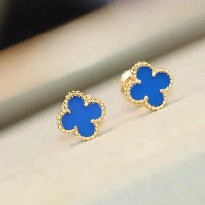 Boucles d'oreilles Diana Clover Mini 9,5 mm Turquoise