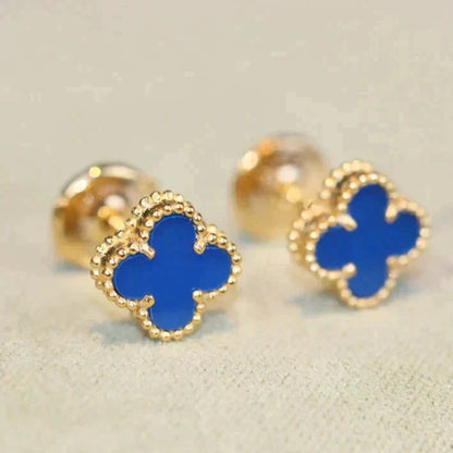 Boucles d'oreilles Diana Clover Mini 9,5 mm Turquoise