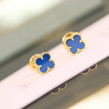 Boucles d'oreilles Diana Clover Mini 9,5 mm Turquoise