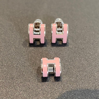BOUCLES D'OREILLES DIANA MINI POP H ARGENT ROSE