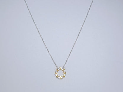 SIXTEEN STONE NECKLACE GOLD