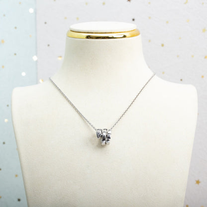 COLLIER DIANA SERPENTI ARGENT DIAMANT
